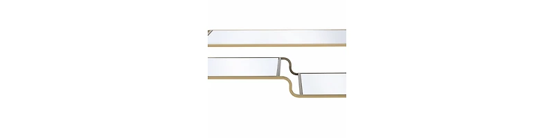 Minimalist Glass and Metal Coffee Table – Elegant and Functional