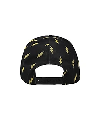 Pokemon Men's Pikachu Thunderbolt Pattern Black Trucker Hat