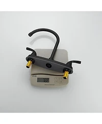 Two-Handle 4 Holes Standard Kitchen Sink Faucet With Side Sprayer In Brushed Nickel