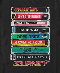 Fifth Sun Men's Tape Deck Hits Short Sleeve T-Shirt