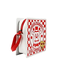 Five Nights At Freddy's Freddy Fazbear's Pizza Box White 12.5" Novelty Crossbody Bag
