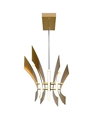 Cwi Lighting 11" Metal Candora Integrated Led Island Pool Table Light