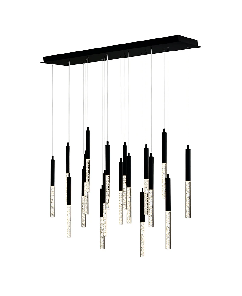 Cwi Lighting 48" Metal Dragonswatch Integrated Led Chandelier