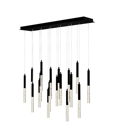 Cwi Lighting 48" Metal Dragonswatch Integrated Led Chandelier