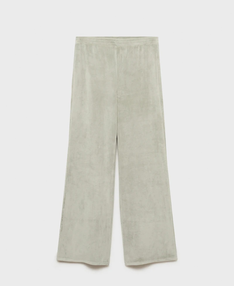 Mango Women's Velour Soft Touch Pants