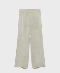 Mango Women's Velour Soft Touch Pants
