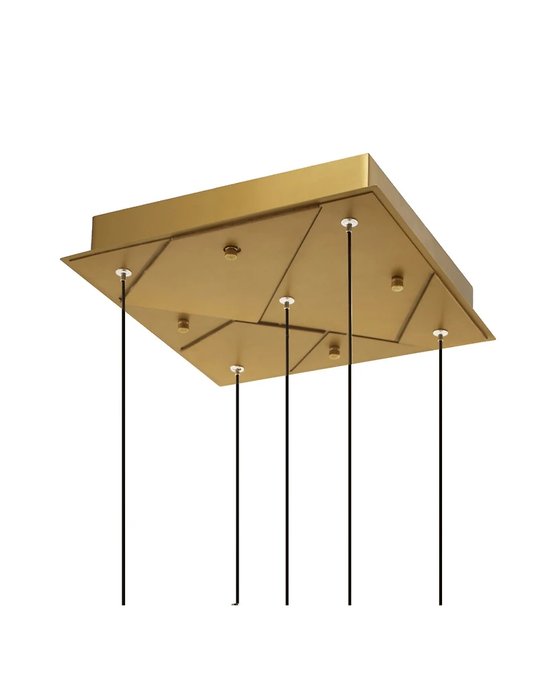 Cwi Lighting 18" Metal Valira Integrated Led Mini Pendant