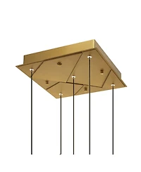 Cwi Lighting 18" Metal Valira Integrated Led Mini Pendant