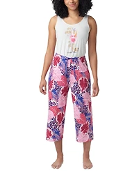 Hue Women's The Great Palms Printed Capri Pajama Pants