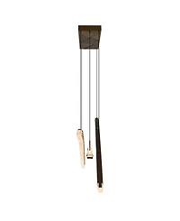 Cwi Lighting 26" Metal Saber Integrated Led Chandelier