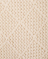 Mango Women's Cotton Openwork Knit Sweater