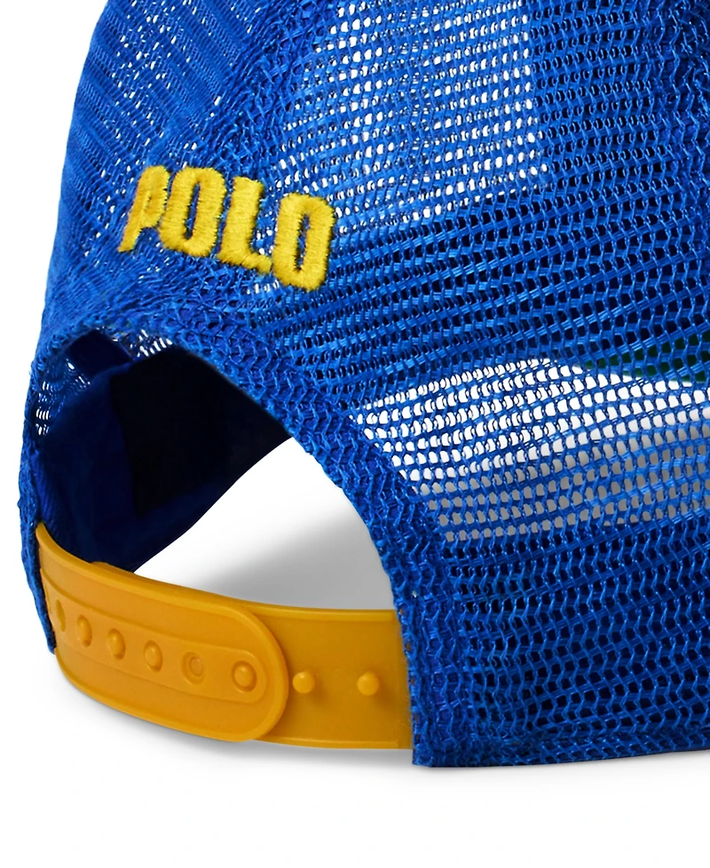 Polo Ralph Lauren Men's Racing-Patch Twill Trucker Cap