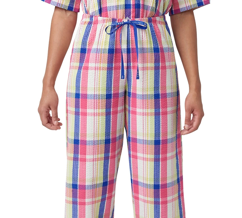 Hue Women's Seersucker Capri Pajama Pants