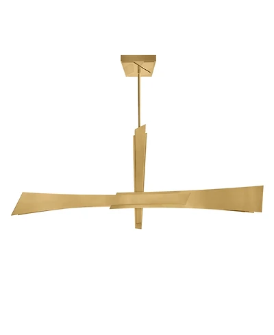 Cwi Lighting 23" Metal Solara Integrated Led Chandelier