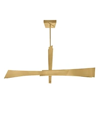 Cwi Lighting 23" Metal Solara Integrated Led Chandelier