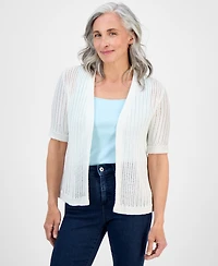 Style & Co Petite Summer Cotton Cardigan, Exclusively at Macy's