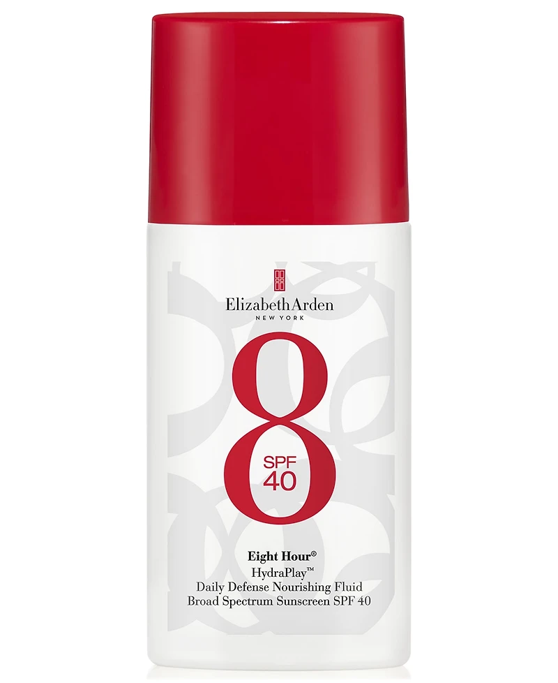 Elizabeth Arden Eight Hour HydraPlay Daily Defense Nourishing Fluid Broad Spectrum Sunscreen Spf 40, 1.7 oz.