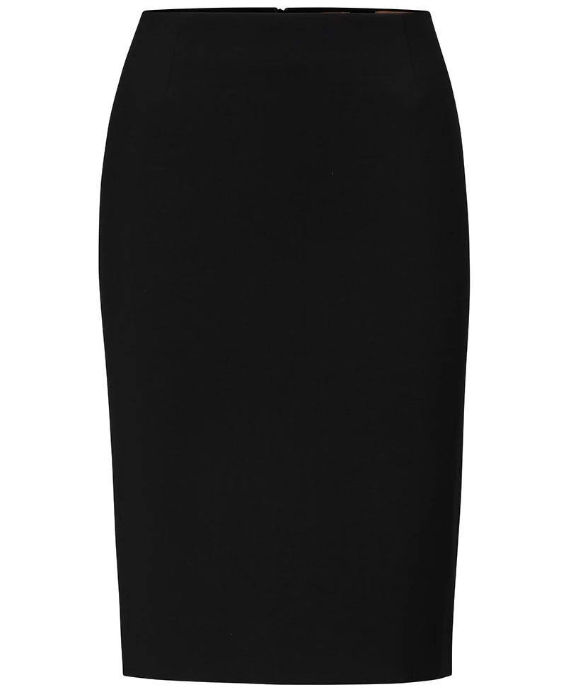 Boss by Hugo Women's Wool Slim-Fit Pencil Skirt
