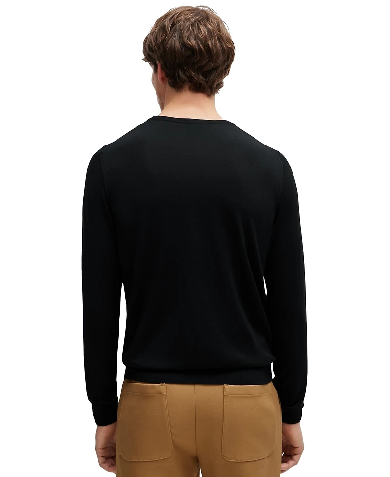 Boss by Hugo Men's Slim Fit Merino Wool Sweater