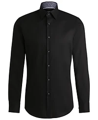 Boss by Hugo Men's Easy-Iron Slim-Fit Poplin Shirt