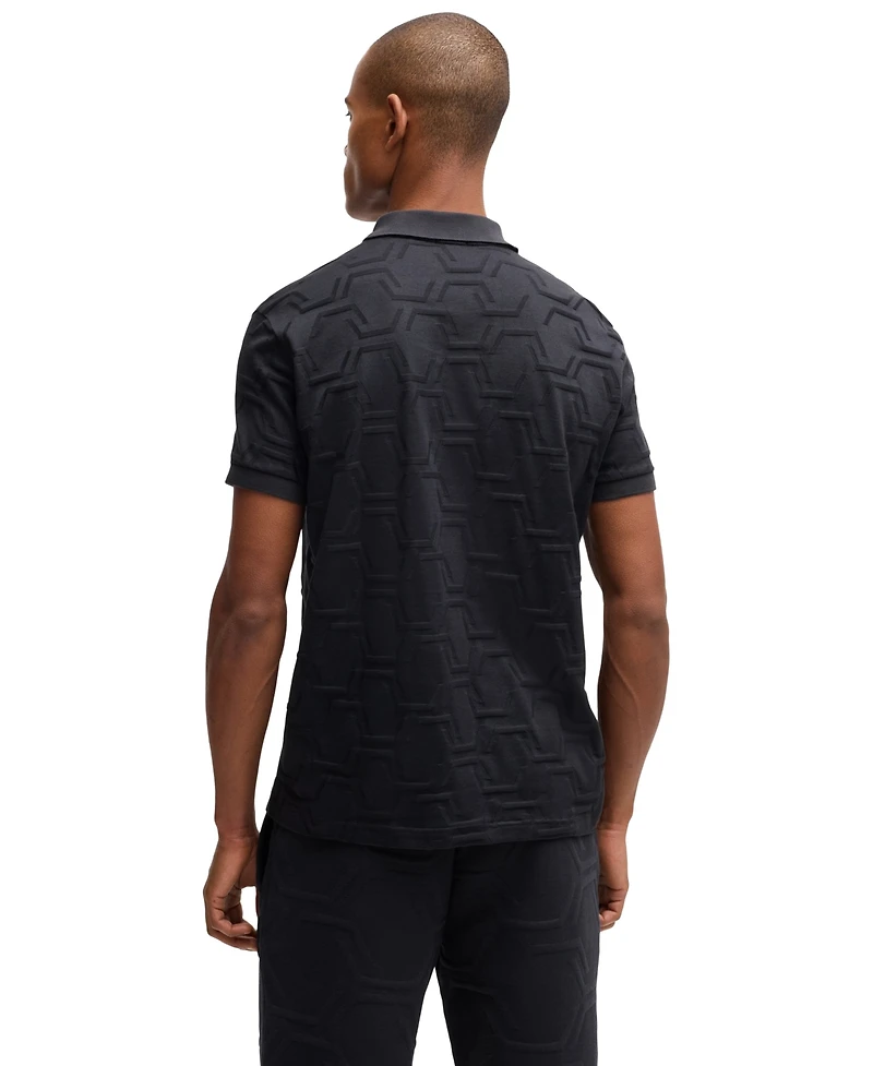 Boss by Hugo Men's Quilted Relaxed-Fit Paddy Polo