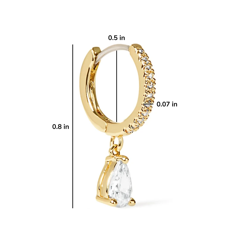 Ana Luisa Delicate Huggie Hoops - Elise