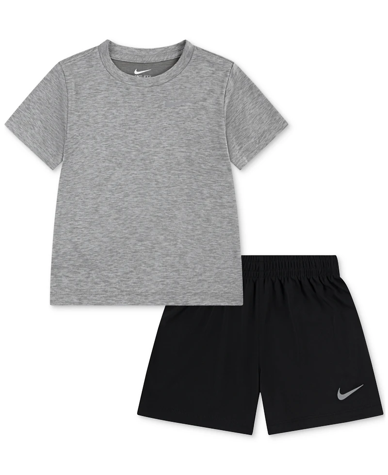 Nike Toddler Boys Dri-fit T-Shirt & Shorts, 2 Piece Set