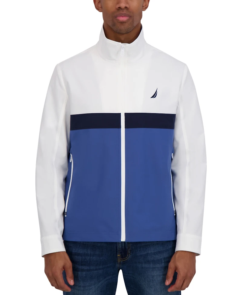 Nautica Men's Color Blocked Transitional Jacket