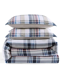 Tommy Hilfiger Waterbury Plaid Cotton 3-Pc. Comforter Set, King