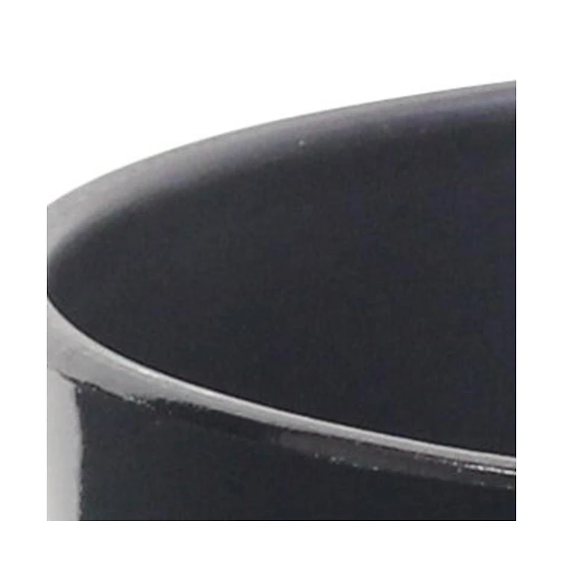 Modern Round Plastic Planter for Home Garden and Patio Decor