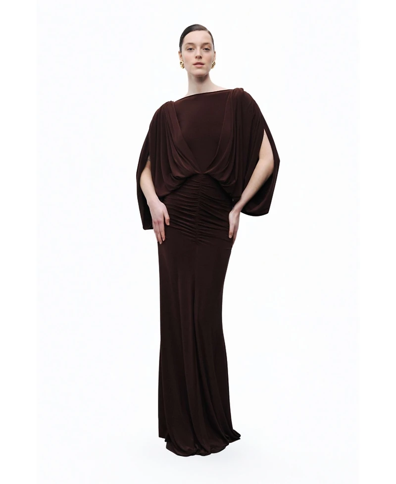 Nocturne Women's Draped Maxi Dress