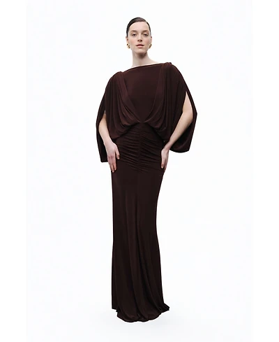 Nocturne Women's Draped Maxi Dress