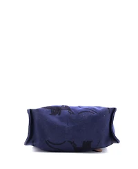 Pre-Owned Hermes Etriviere Shopping Tote Printed Toile and Leather