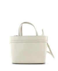 Pre-Owned Salvatore Ferragamo Small Front Cross Bow Shopper Tote Leather