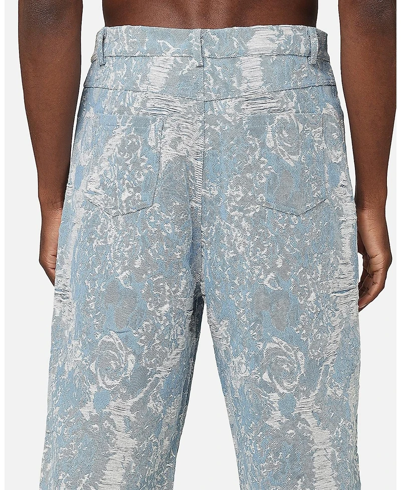 Xxiii Men's Denim Jacquard Jeans