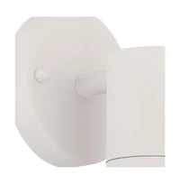 White Led One Light Outdoor Can Shape Wall Sconce