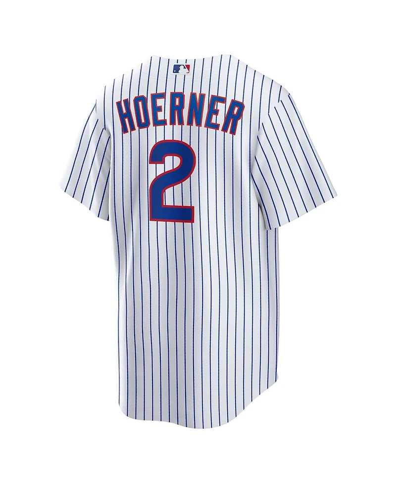 Nike Men's Nico Hoerner White Chicago Cubs Replica Player Jersey
