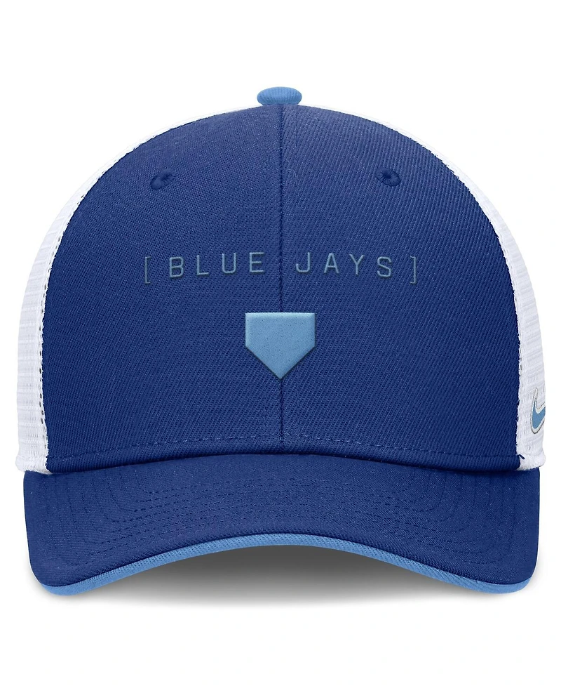 Nike Men's Royal Toronto Blue Jays Rise Diamond Plate Performance Trucker Flex Hat