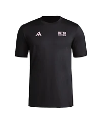 Adidas Men's Black Inter Miami Cf Local Wrap T-Shirt