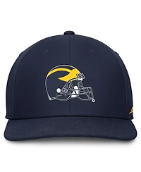 Jordan Men's Navy Michigan Wolverines Dry-fit Pro Adjustable Hat