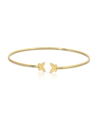 Lucky Feather Connection Cuff - Butterflies