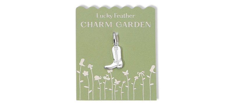 Lucky Feather Charm Garden - Silver