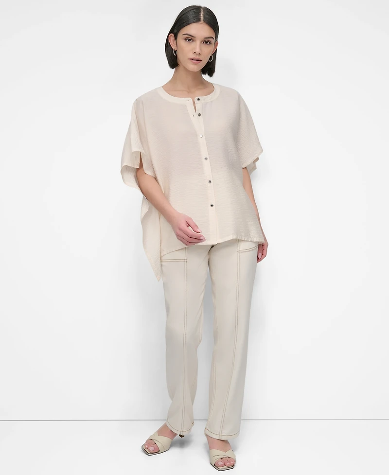 Dkny Women's Flowy Voile Top