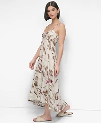 Dkny Women's Sweetheart-Neck Inset Empire-Waist Dress