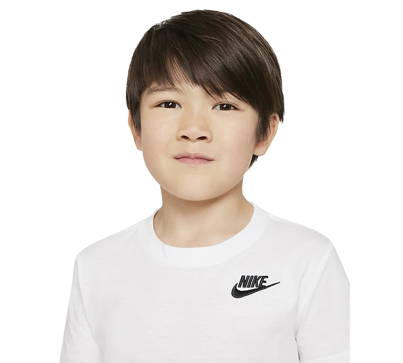 Nike Little Boys Sportswear Embroidered Futura Short Sleeve T-shirt