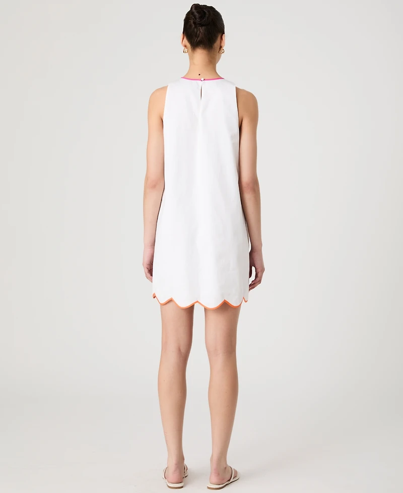 French Connection Women's Alexis Cotton Poplin Shift Dress