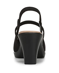 LifeStride Women's Evoke Block Heel Slingback Pumps