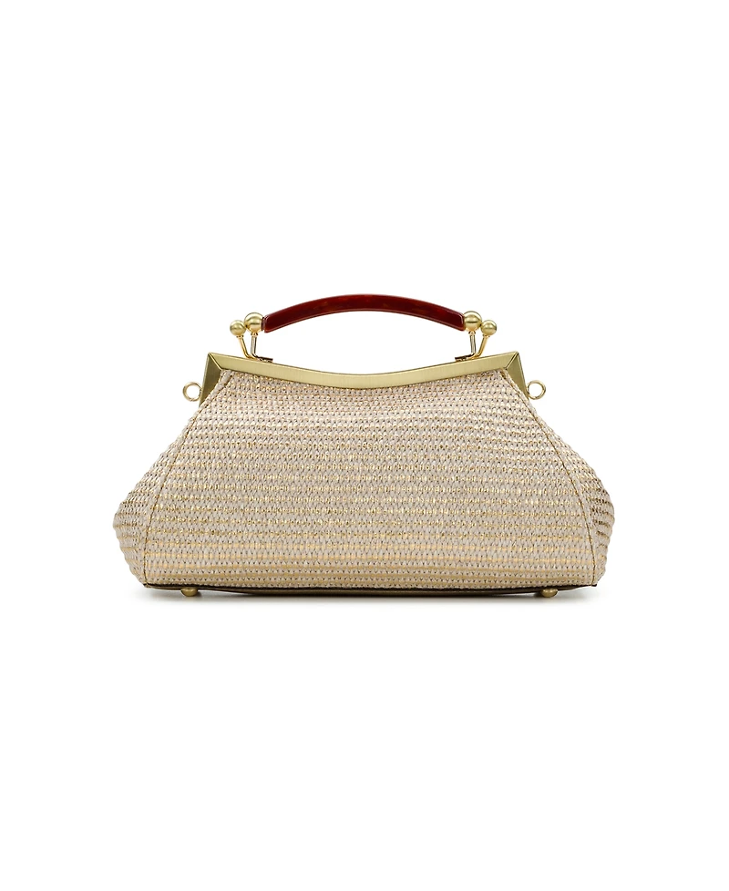 Patricia Nash Kelmscott Frame Medium Satchel Bag