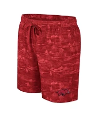 Colosseum Men's Cardinal Arkansas Razorbacks Ozark Swim Shorts