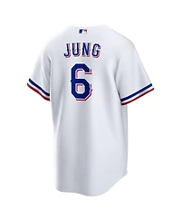 Nike Men's Josh Jung White Texas Rangers Replica Player Jersey